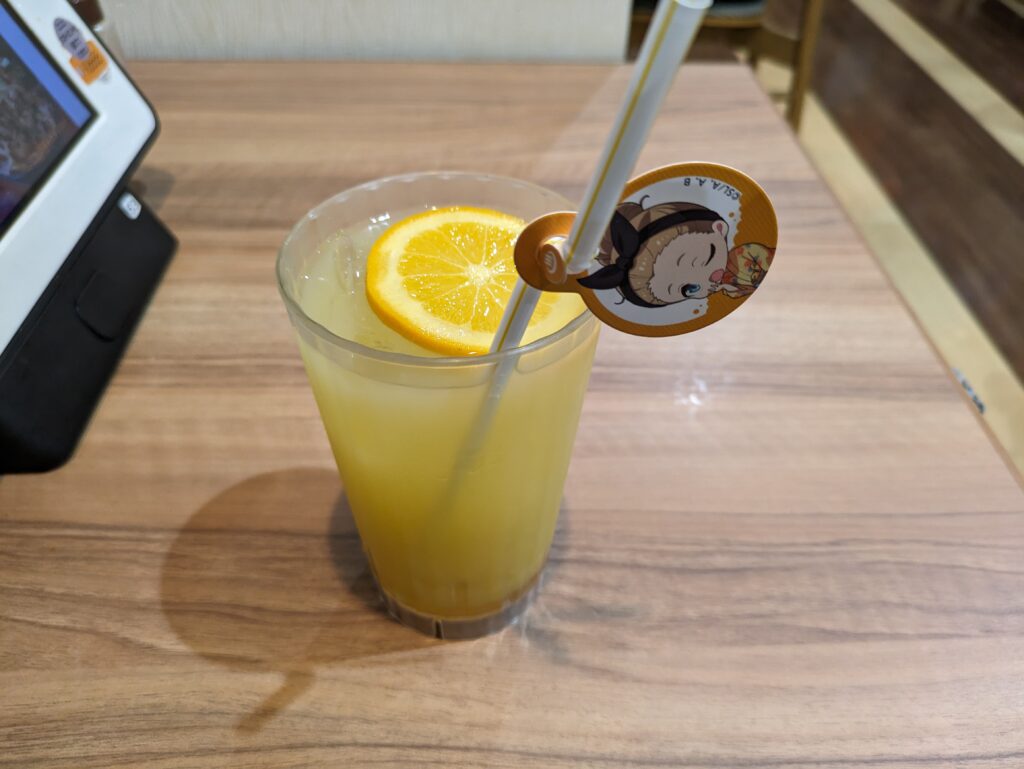 ウォールナットのオレンジジュース