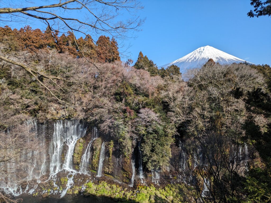白糸ノ滝_富士山